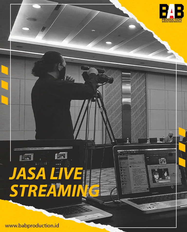 Sedang cari Jasa Live Streaming Terpercaya dan Murah? Kunjungin kami di babproduction.id , Solusi yang tepat untuk mengabadikan momen spesial.