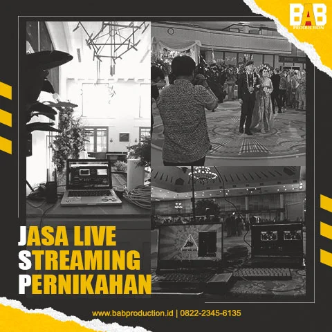 Jasa Live Streaming Pernikahan murah di Jakarta