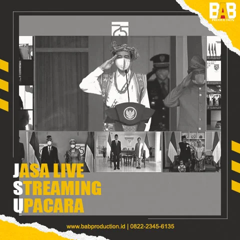 Jasa Live Streaming Upacara Nasional, Adat dan Pernikahan