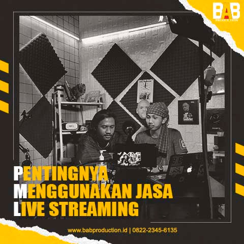 Pentingnya Menggunakan Jasa Live Streaming di Zaman Digital Sekarang. Streaming sangat penting untuk Promosi, Launching Produk