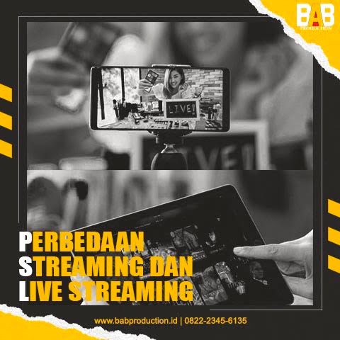 Perbedaan Streaming dan Live Streaming