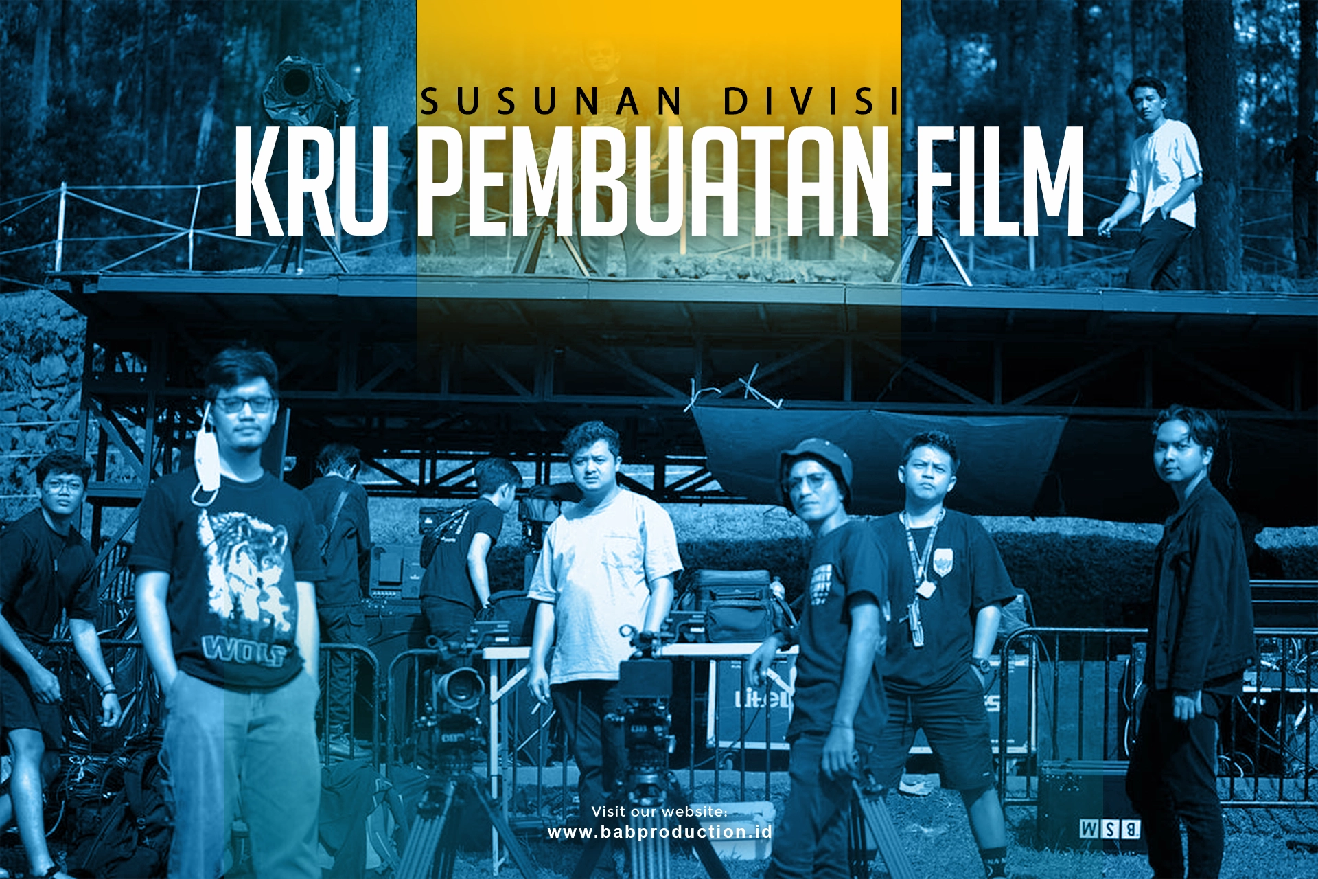 Susunan Divisi Kru Pembuatan Film Pendek & Layar Lebar, Terlengkap
