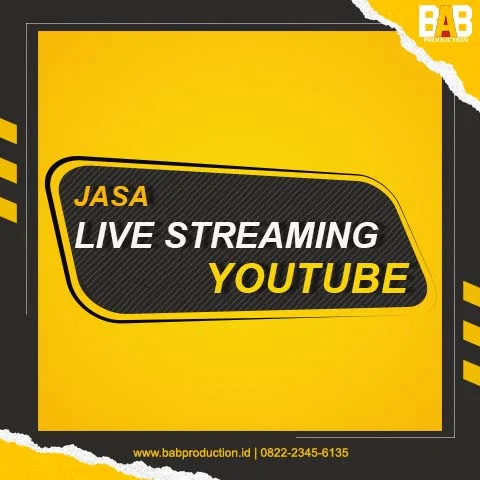 Jasa Live Streaming Youtube Murah di Jakarta