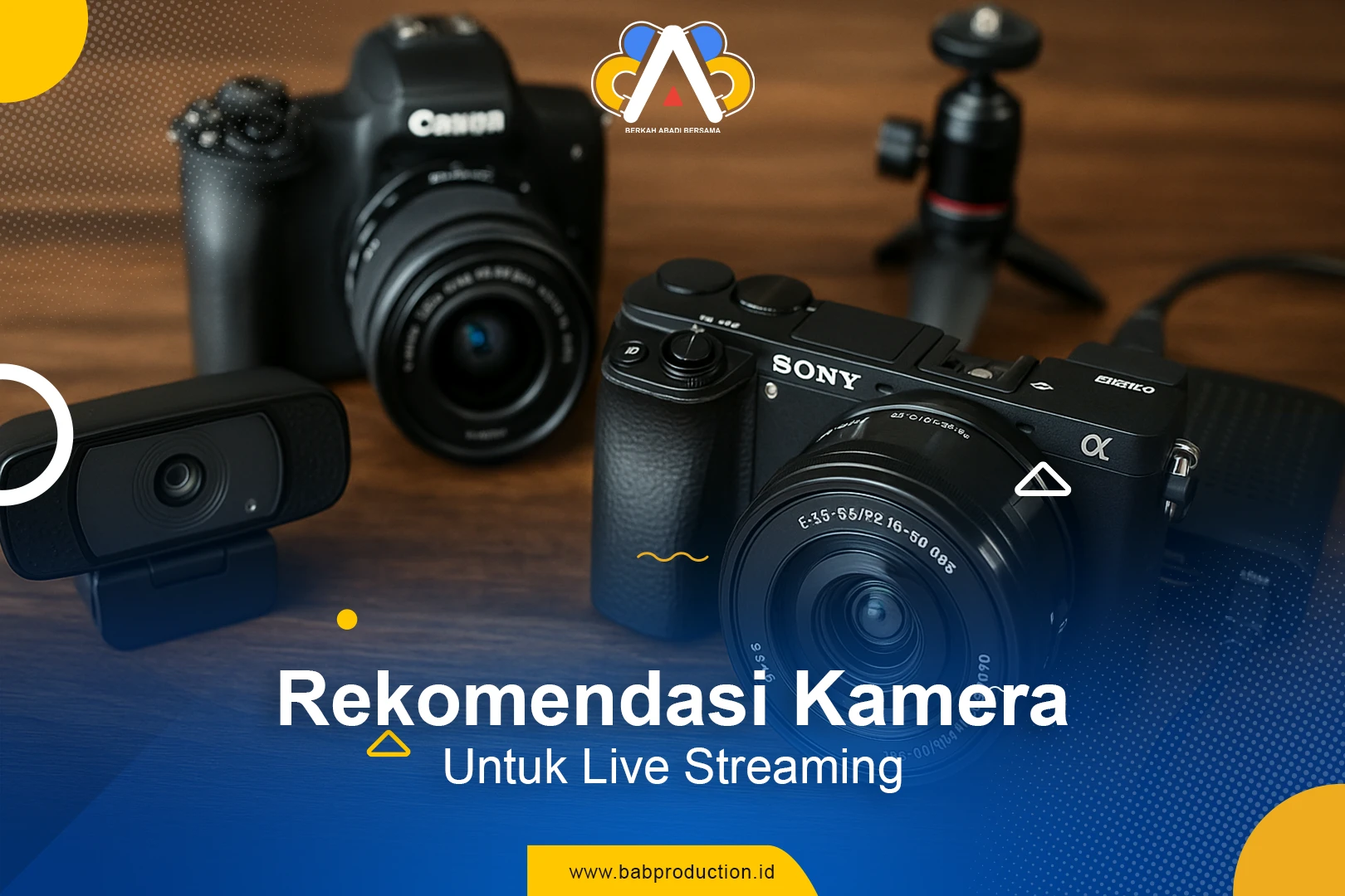 Kamera Live Streaming untuk Siaran Langsung Berkualitas Tinggi