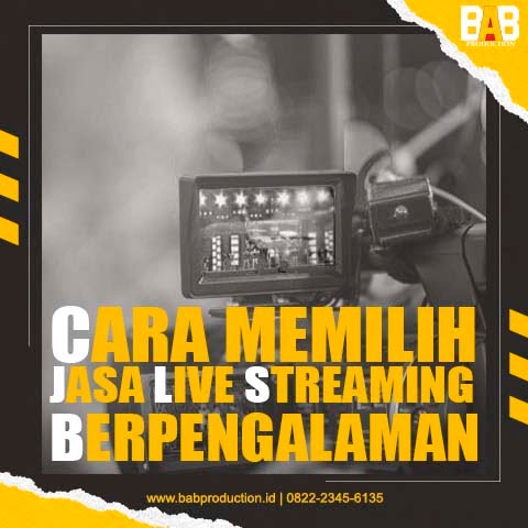 Berikut Cara Untuk Memilih Penyedia Jasa Live Streaming Berpengalaman dan Solusi Bagi Pemakai Jasa Live Streaming untuk memilihnya.
