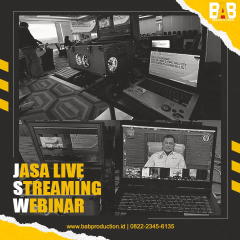 Jasa Live Streaming Webinar Murah