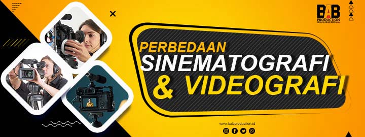 Perbedaan sinematografi dan videografi. Meskipun sama-sama di bidang audio visual ternyata perbedaannya sangat jauh loh. Simak penjelasannya.