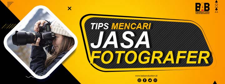Tips Mencari Jasa Fotografer