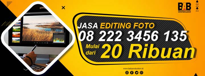Tidak perlu bingung mencari jasa edit foto terbaik di Jakarta. Kami siap melayani jasa edit foto murah di Jakarta kualitas terbaik.