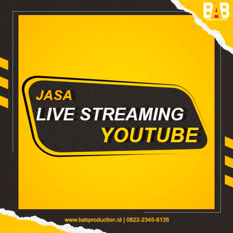 Jasa Live Streaming Youtube Murah di Jakarta