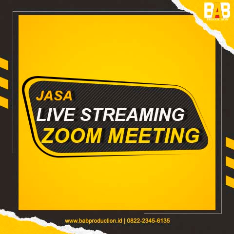 Mengandalkan Jasa Live Streaming Zoom, untuk Berbagai Kebutuhan